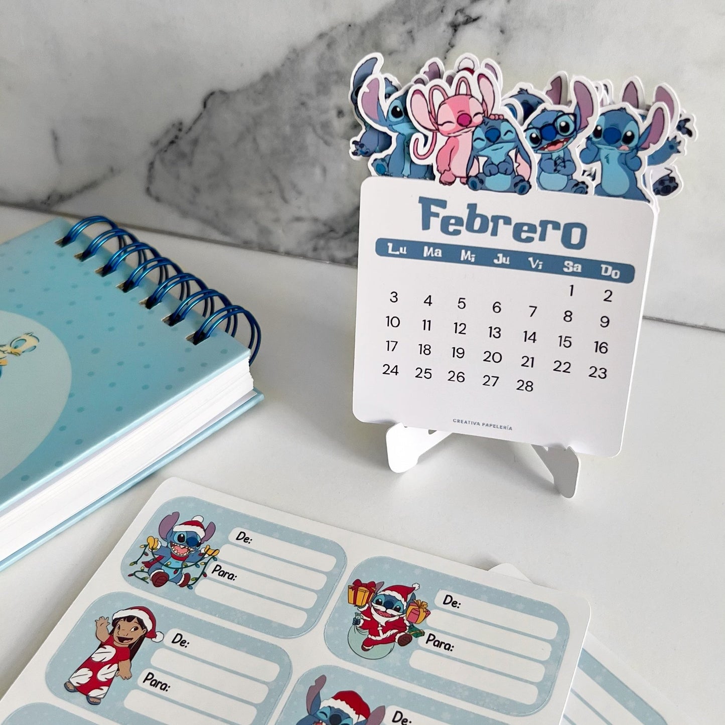 Calendario 2025 Stitch